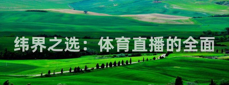 纬界之选：体育直播的全面